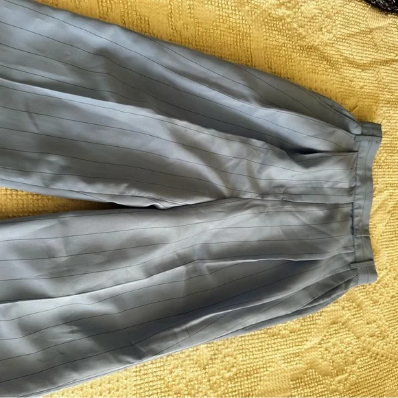 The Frankie ShopBea Fluid Stripe Suit Pants – Powder Blue size XSmall